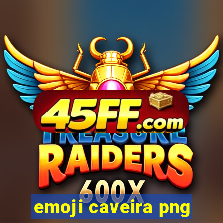emoji caveira png